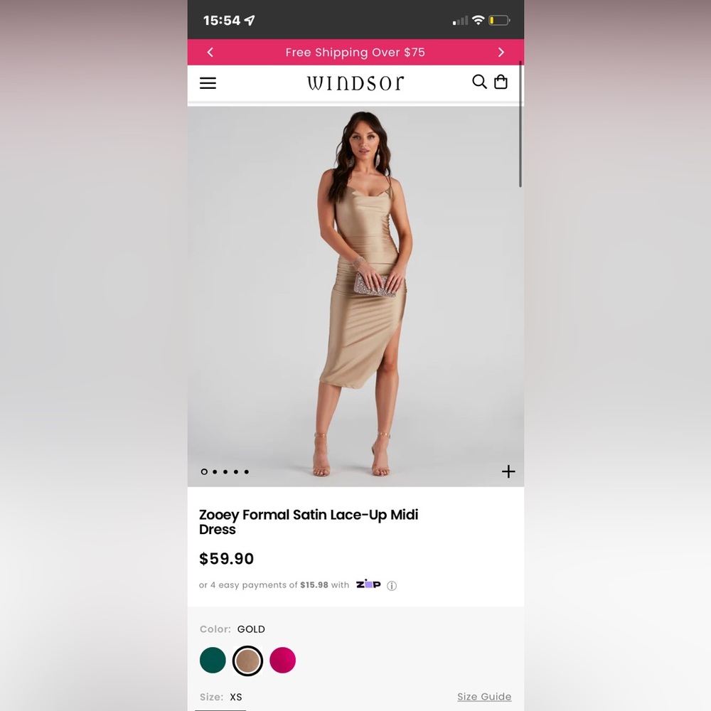 windsor going out dress